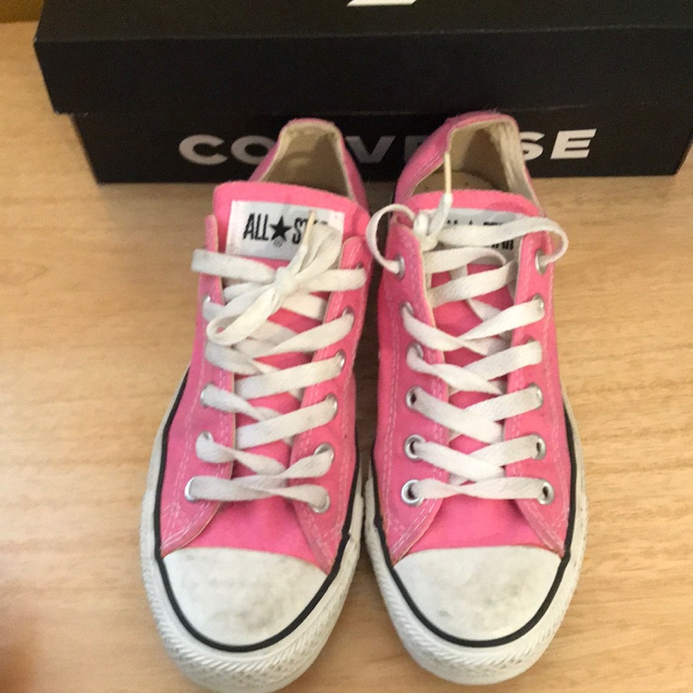 Pink Converse All Star low Toos